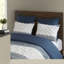 Ensemble de literie très grand / très grand de style campagnard, housse de couette en coton de qualité supérieure avec capitonnage en chenille, design rustique moderne