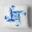 Vitrail multicolore - coussin imprimé floral-30719893-30719890-30735365