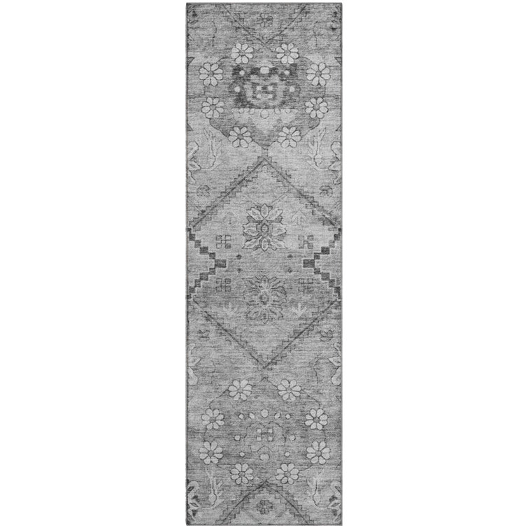 Premium Machine Washable Prisco Gray Rug