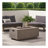 40" Outdoor 40,000 BTU Rectangular MgO Concrete Propane Fire Pit, (Tank Cover not Included)-2030525129