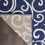 Tapis bleu marine / ivoire Susan-25937994