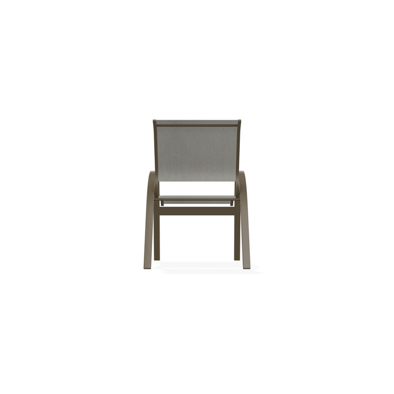 Aruba II Outdoor Dining Chair, Augustine Oyster, Beachwood