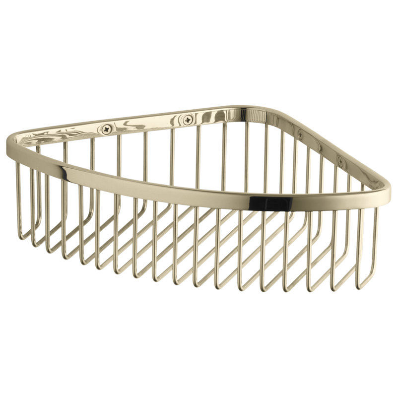 Kohler Shower Basket, 3' H x 11.625" W x 8.06" D, Vibrant French Gold