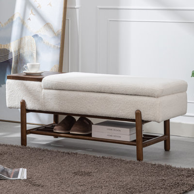 Mehrie Fabric Upholstered Storage Bench