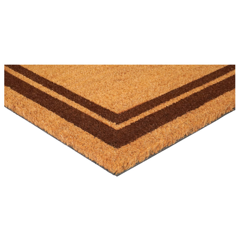 Tapis d'entrée antidérapant Mariah, 1 pi 6 po x 2 pi 6 po, Brun
