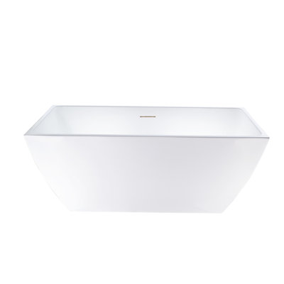 Lydia 59" Freestanding Soaking Bathtub