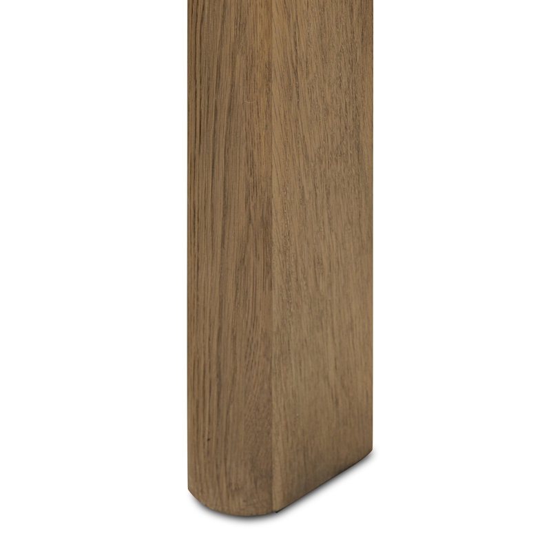 Noeline Dining Table, Resawn Worn/Brushed Brass