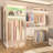 Seward  20.47'' - 96'' W Closet System with 2 Wood Drawers-272899644