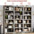 6-Tier Farmhouse Bookcase with Adjustable Shelves, Floor Standing Open Display Storage Rack, Anti-Slip Design-522821374-522821313