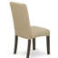 L'ensemble de mobilier de salle à manger 5 pièces comprend une table de salle à manger rectangulaire avec piédestal et 4 chaises Parsons en tissu brun, cappuccino de 42 po x 72 po-77841335-77841333