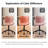 Maddoux Armless Swivel Office Chair Faux Leather Upholstered Waterproof Desk Chair Ergonomic Adjustable Computer Chair-202713079