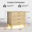 65cm W Manufactured Wood Bedside Table-125129439
