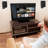 15.88cm Fixed Height Speaker Stand Wall Mounts, Dual Side Clamping Bookshelf Mounting Bracket For Large Surrounding Sound Speakers, Retractable Speaker Bracket, Angle Adjustable, Holds Up To 25 Kg, 1 Pair