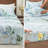 4PC Queen Size Deep Pocket Sheet Set - 100% Organic Cotton Fit 16" Mattress, Breathable  Soft Luxury Hotel Style Bedding,  Gift -124408645