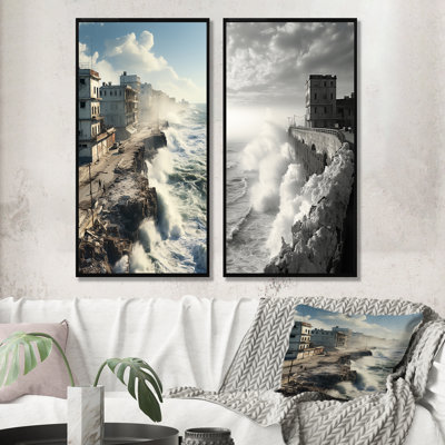 «Cuba Havava», ensemble de 2 reproductions d'art sur toile, Cuba