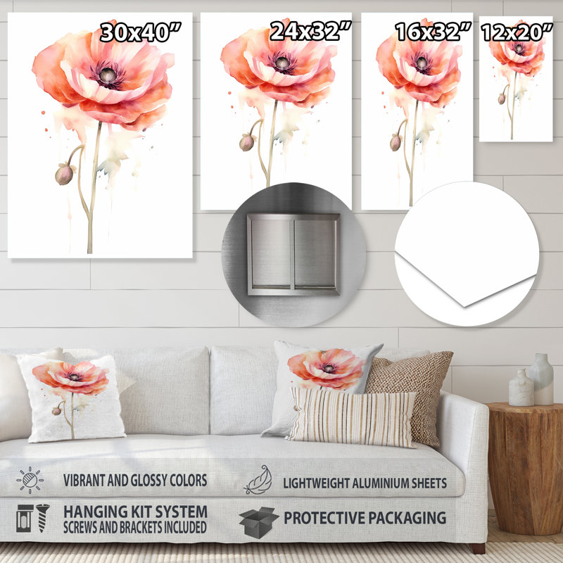 Ranunculus Gallery - Ranunculus Print on Metal, 40" H x 30" W x 1" D
