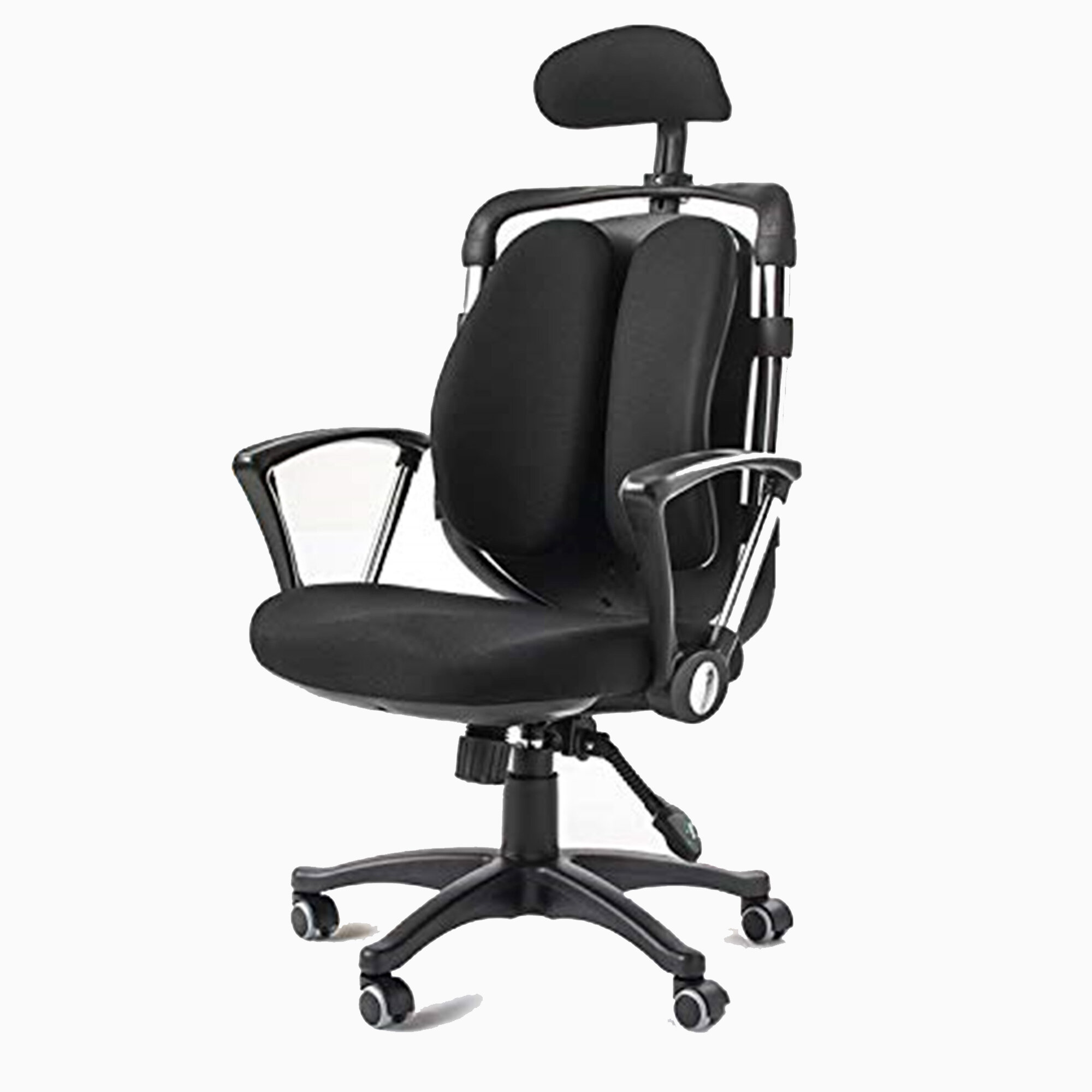 Isairis Ergonomic Office Chair with Adjustable Headrest and Armrests Inbox Zero Frame Color: Black