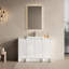 Meuble-lavabo simple autoportant 24 po avec lavabo et deux armoires de rangement 24 po