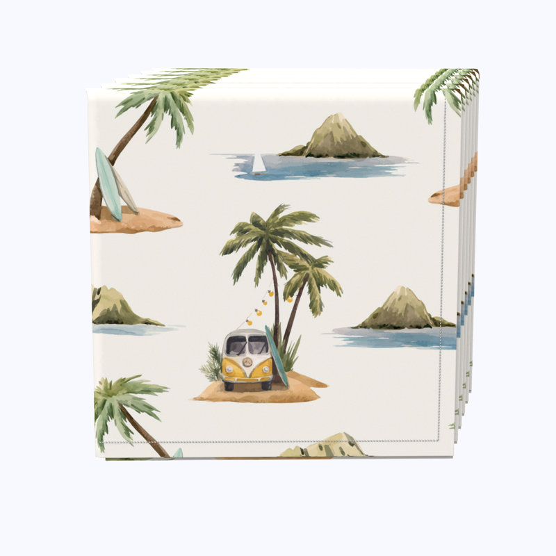 Cotton Twill No Pattern Square Napkin
