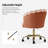 Belanda 23'' W Modern Velvet  Task Chair with Tufted Back-896498027