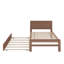 Lit plateforme simple en bois avec lit gigogne Modern Design-1411279149