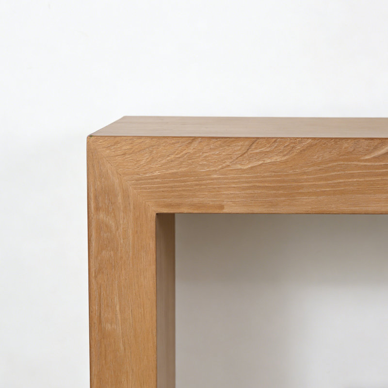 Console Retro Minimalist Art, H 33,46 po x l 55,12 po x P 15,75 po, Bois naturel