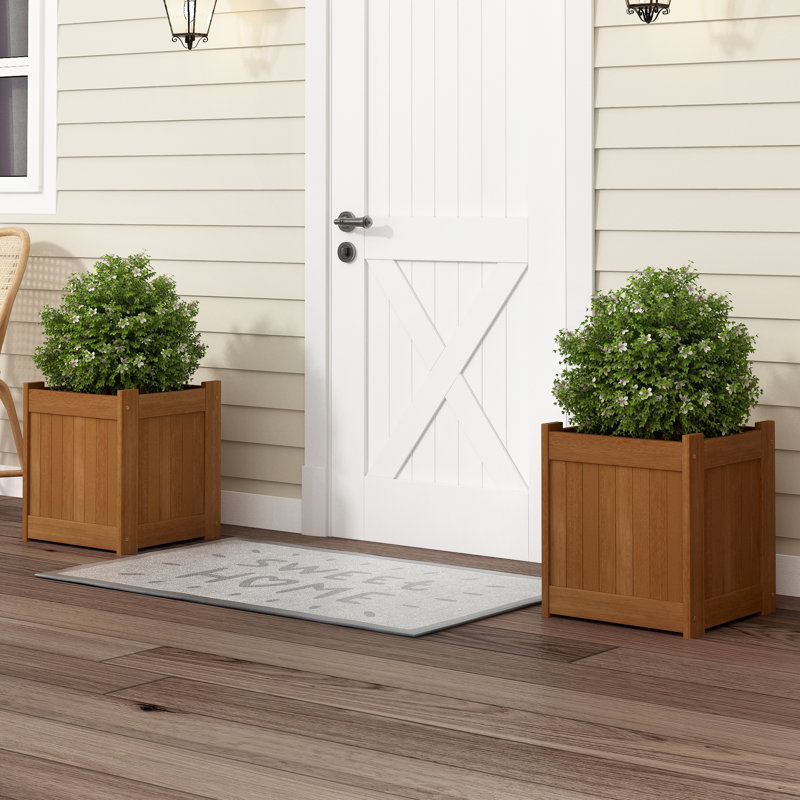 Leah Wood Planter Box