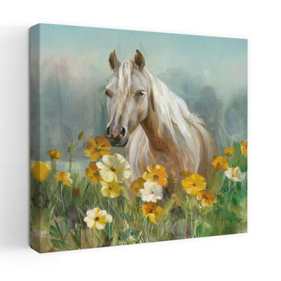 Contemporary Farm And Field Ii Crop With Animal Blue Art