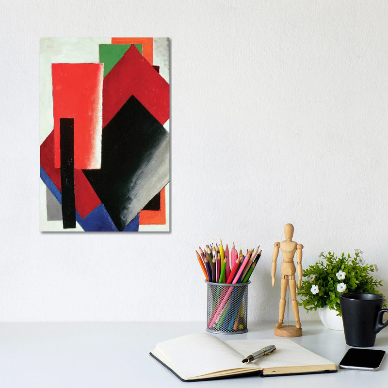 Architectonic Composition, 1918 by Lyubov Popova - Wrapped Canvas Gallery-Wrapped Canvas Giclée, 20.32 cm H x 30.48 cm W