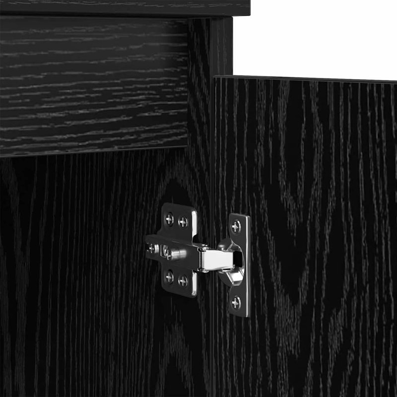 60cm Sideboard, Black Oak
