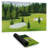 Golf course with mountains view - 14.00"x24.25" Desk mat