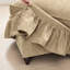 Canapé confortable en chenille à quatre places avec mousse segmentée et haute densité et ornements filetés argent pour un canapé modulaire luxueux en forme de fleur, dossier, pétale, jupe amovible-121368843
