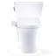 TOTO® WASHLET®+ Aquia IV® Arc Two-Piece Elongated Dual Flush 1.28 and 0.9 GPF Toilet with S2 Bidet Seat, Cotton White - MW4483346CEMFGN#01