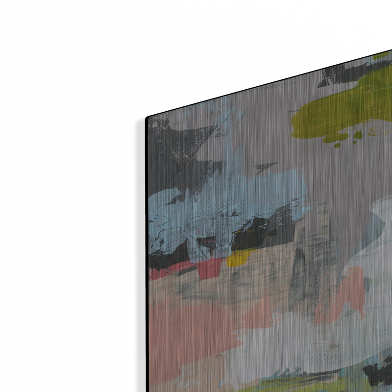 Art mural en métal Winston Porter «The Quiet» par Jan Weiss, H 24 po x l 16 po