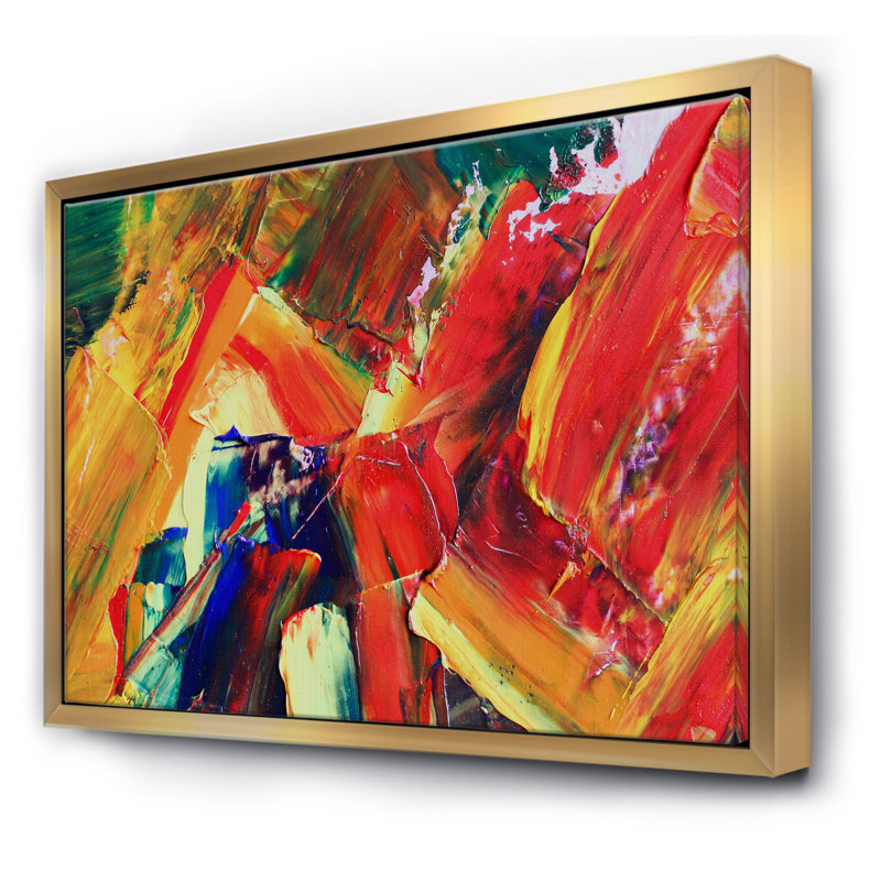 Exploration - reproduction d'art sur toile, H 36 po x l 46 po x 1,5 po, Toile encadrée d'or