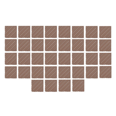 Carreaux de terrasse en plastique emboîtables, paquet de 36 pour patio extérieur gris foncé