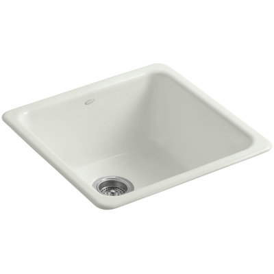 IronTones 20.875" L x 20.875" W Dual Mount Kitchen Sink