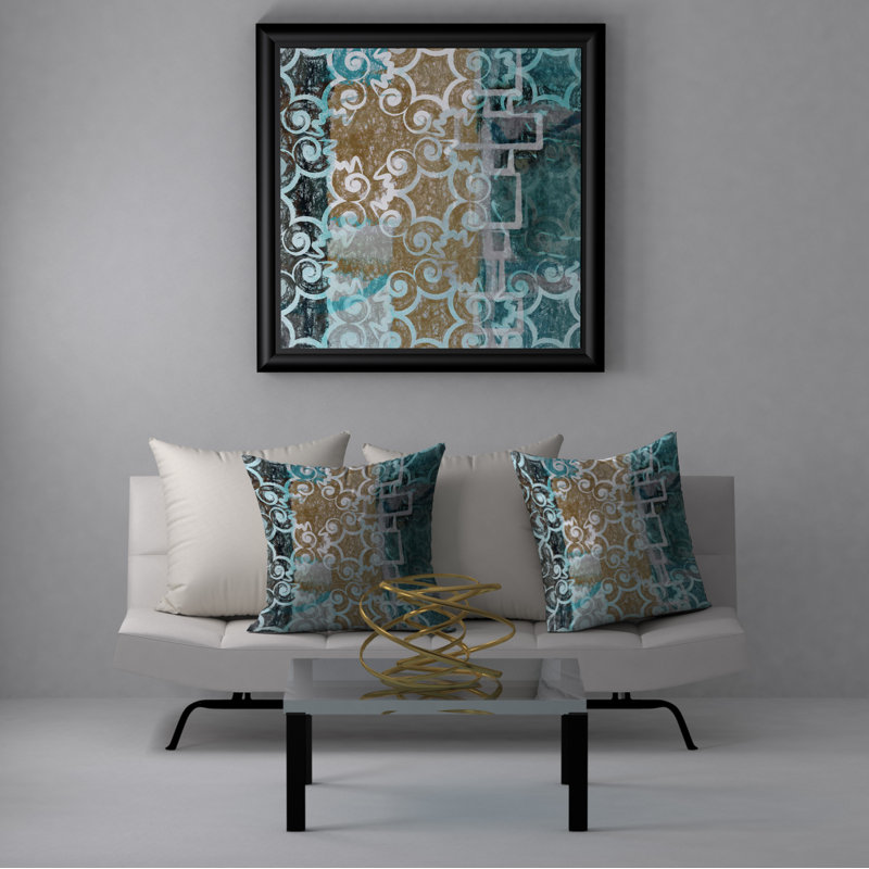 Housse de coussin carrée et insert, 24 po x 24 po