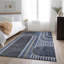 Premium Machine Washable Cerrito AMF532 Navy Rug-103958633