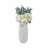 Stoneware Ceramic Vase with Textured Geometric Design-1427195038-1381902947