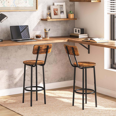 Bigvai Counter Stool with Metal Frame