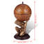 Hillwill Globe Bar Wine Stand Atlas Design 42x42x85 cm