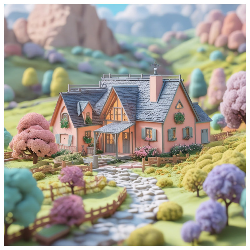 Rideaux de douche Pastel Cottage, L 70 po x H 93 po