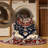 Machine Washable Persian Brown Area Rug-1734430019