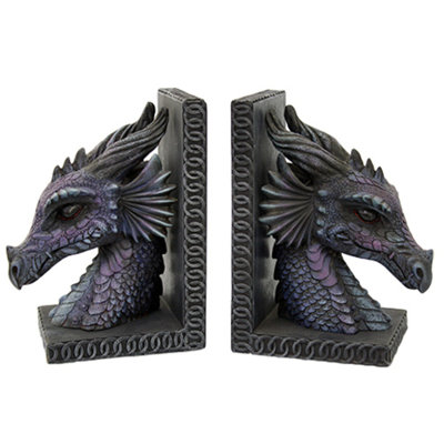 Serre-livres gothique anti-dérapant dragon gothique