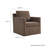 Serene Fabric Slipcovered Swivel Armchair-101323731