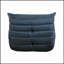 Fauteuil d'appoint luxueux avec capitonnage à boutons, microfibre anthracite, confortable et élégant pour le salon, 1 pièce-477053293