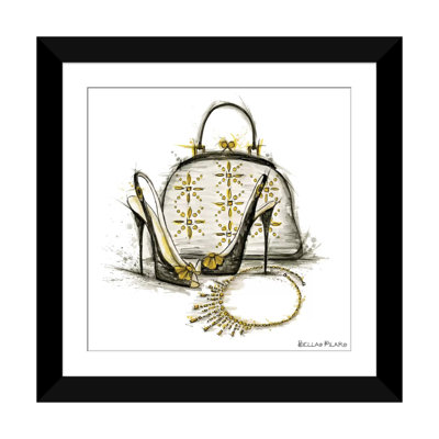« all apballée series : accessoires de shelly », peinture sur toile tendue