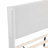 Elegant Platform Bed 1pc Wingback Headboard-1138849618