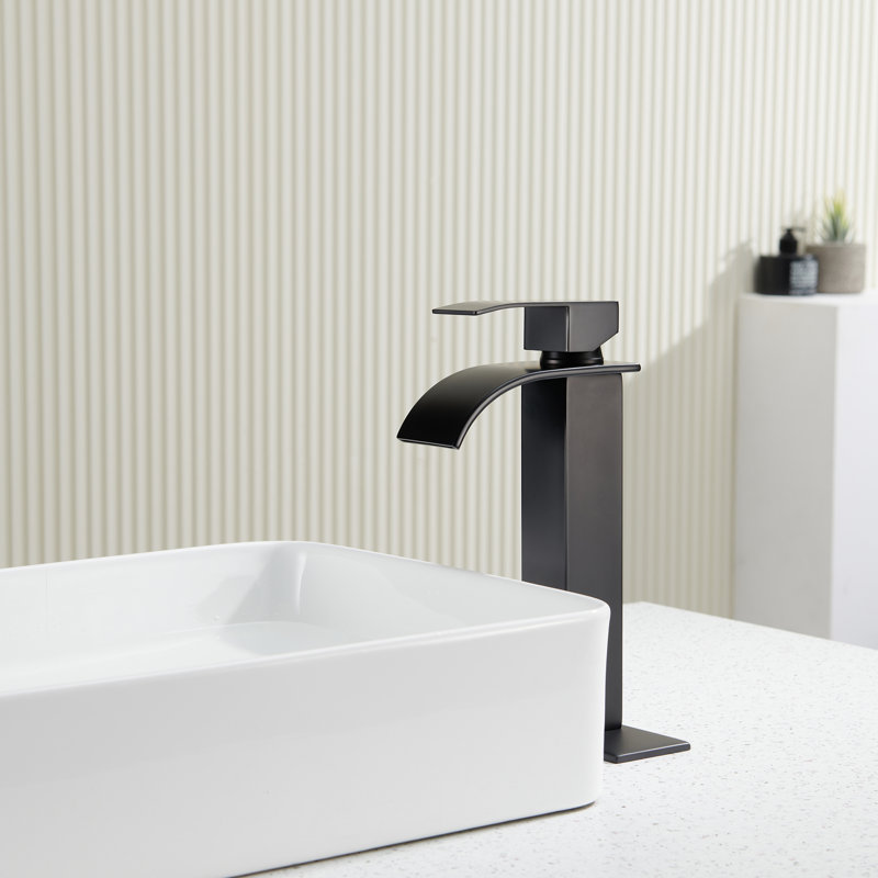Robinet pour salle de bain à poignée simple